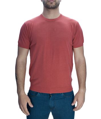 Immagine di T-Shirt Lino color corallo