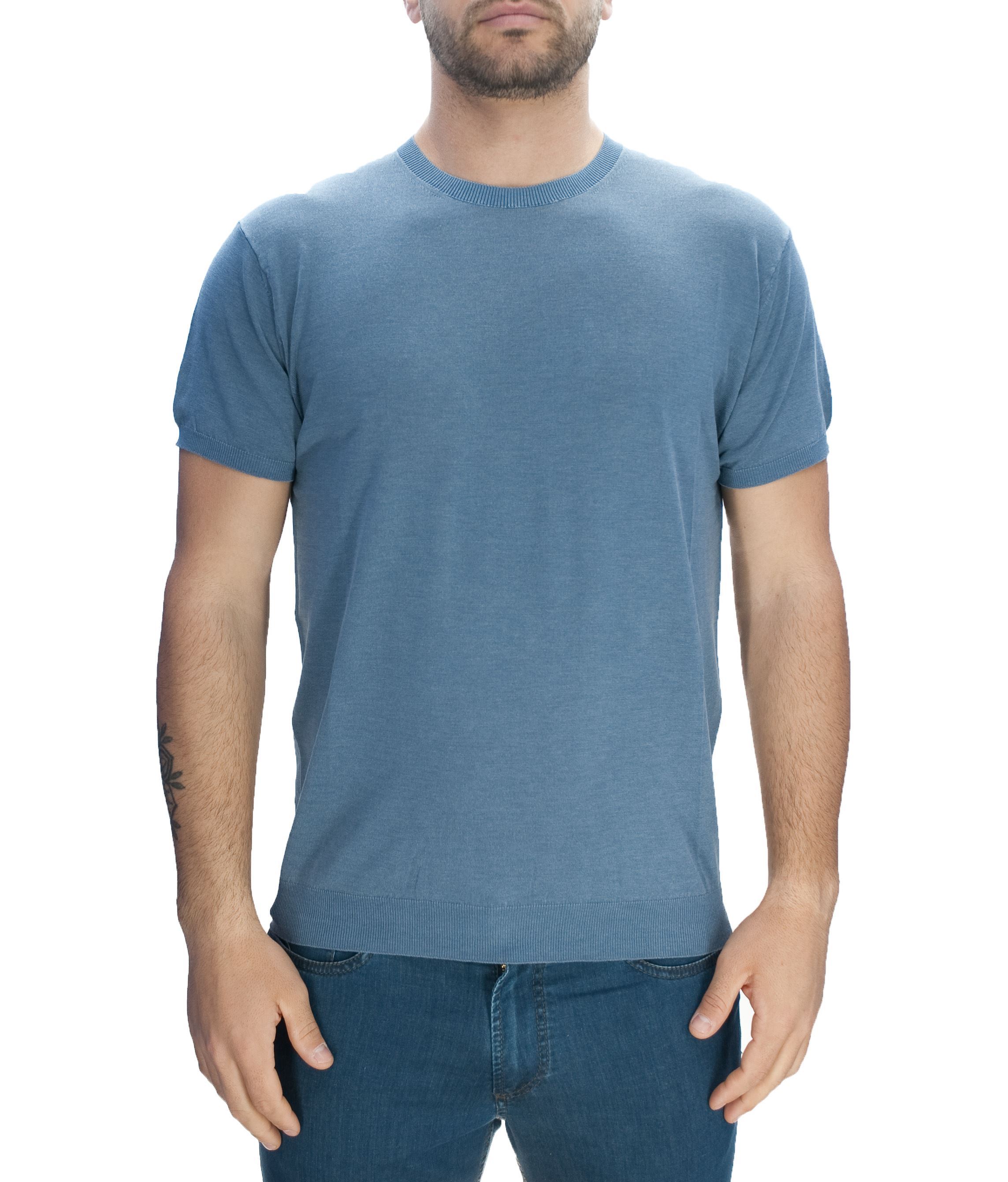 Immagine di T-Shirt Lino color denim