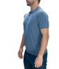 Picture of Aviation Blue linen polo shirt