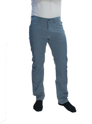 Picture of Light blue 5-pocket cotton trousers