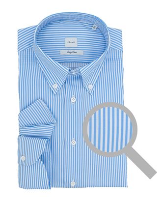 Picture of White and blue striped shirt