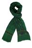 Immagine di sciarpa in lana fondo verde