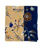 Picture of Beige background patterned wool scarf