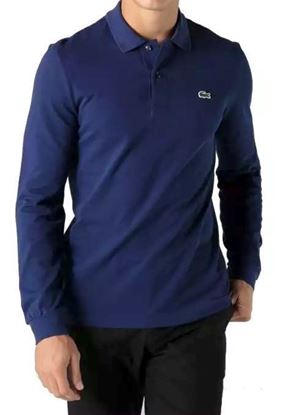 Picture of Blue long-sleeved polo