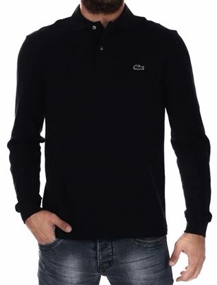 Picture of long-sleeved polo Colour Black