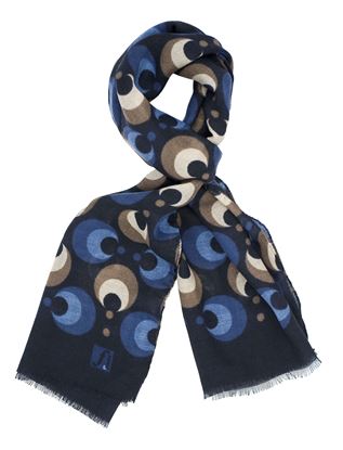 Immagine di Sciarpa in lana fondo Blu