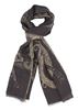 Picture of Wool scarf brown background