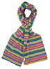 Picture of Striped scarf with green background