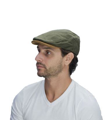Picture of Hooligan model hat olive colour 