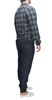 Picture of Men's Fleece pajamas blue background