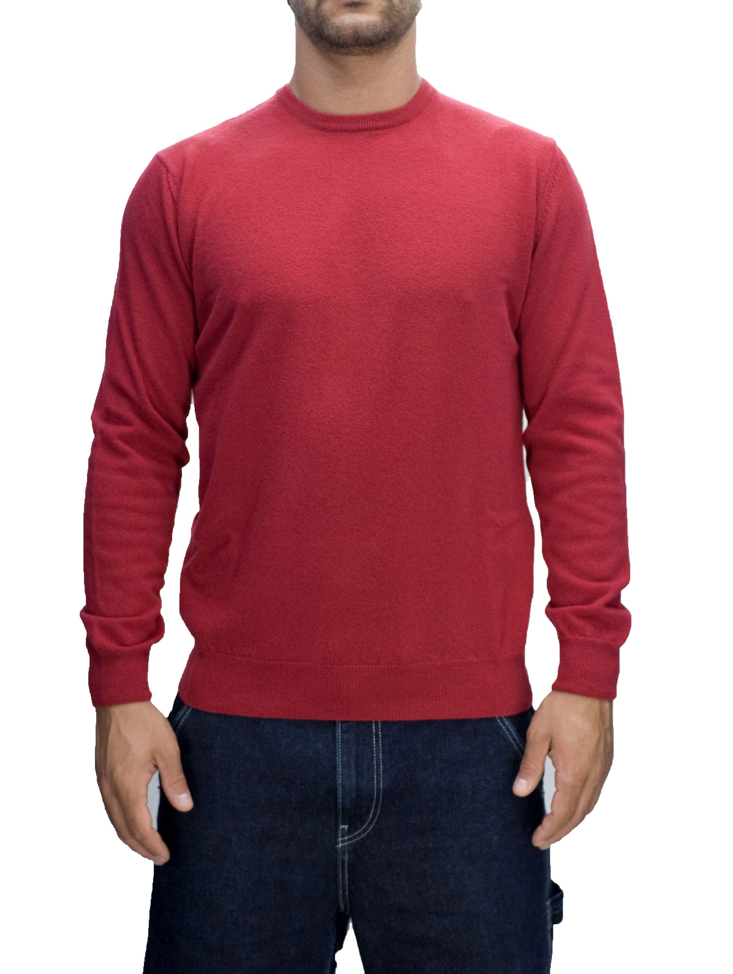 Picture of Red supergeelong wool crewneck