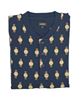 Picture of men's pajamas with clocks pattern