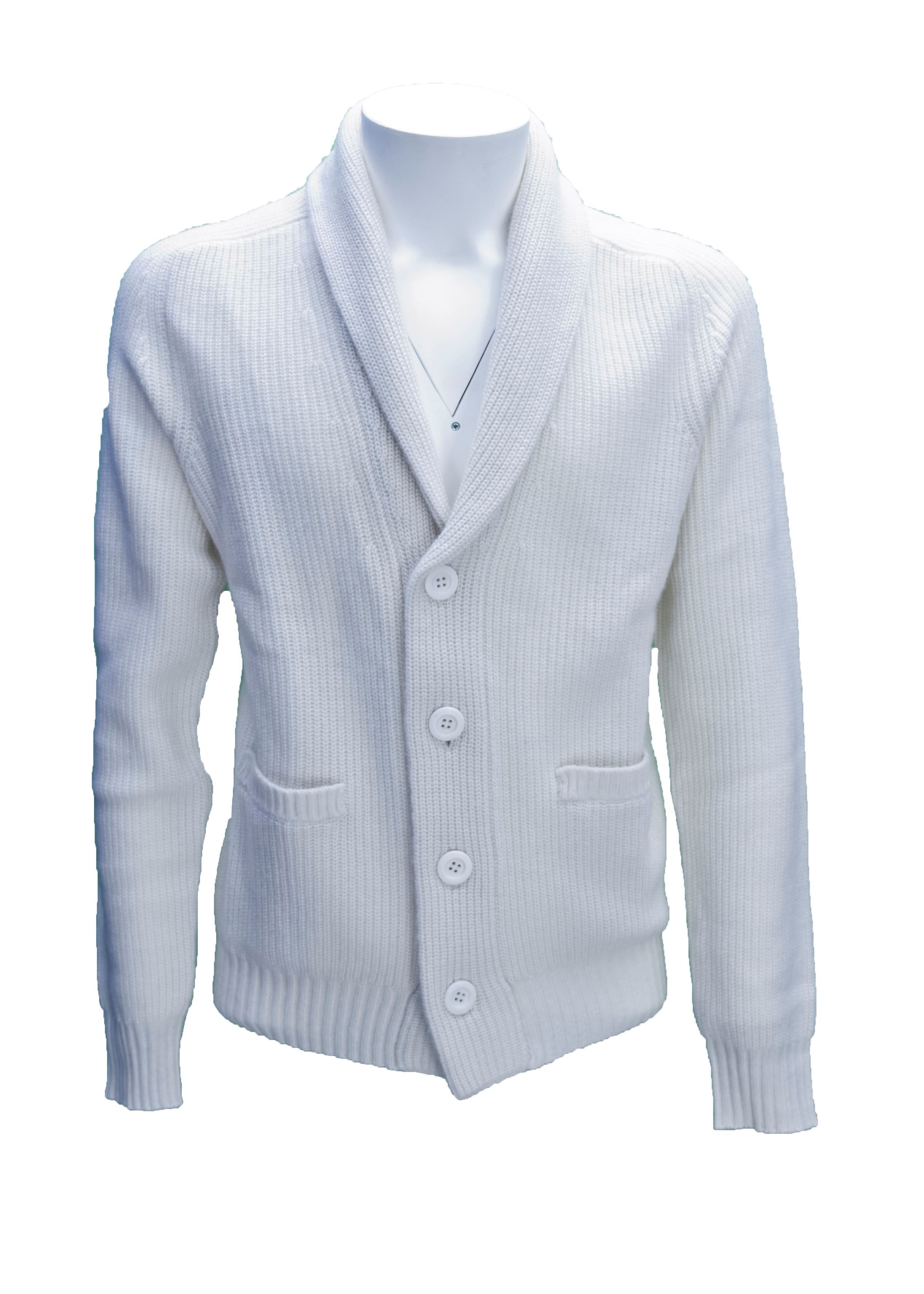 Picture of White knitted jacket