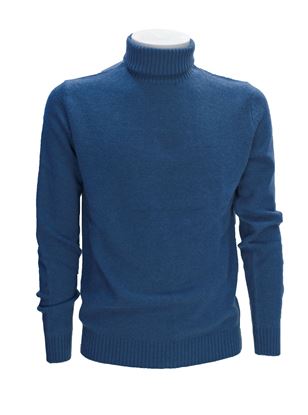 Immagine di Maglia collo alto Blu avion