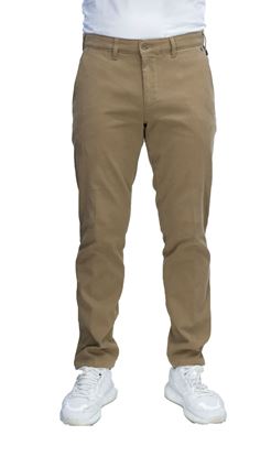 Picture of beige cotton winter trousers