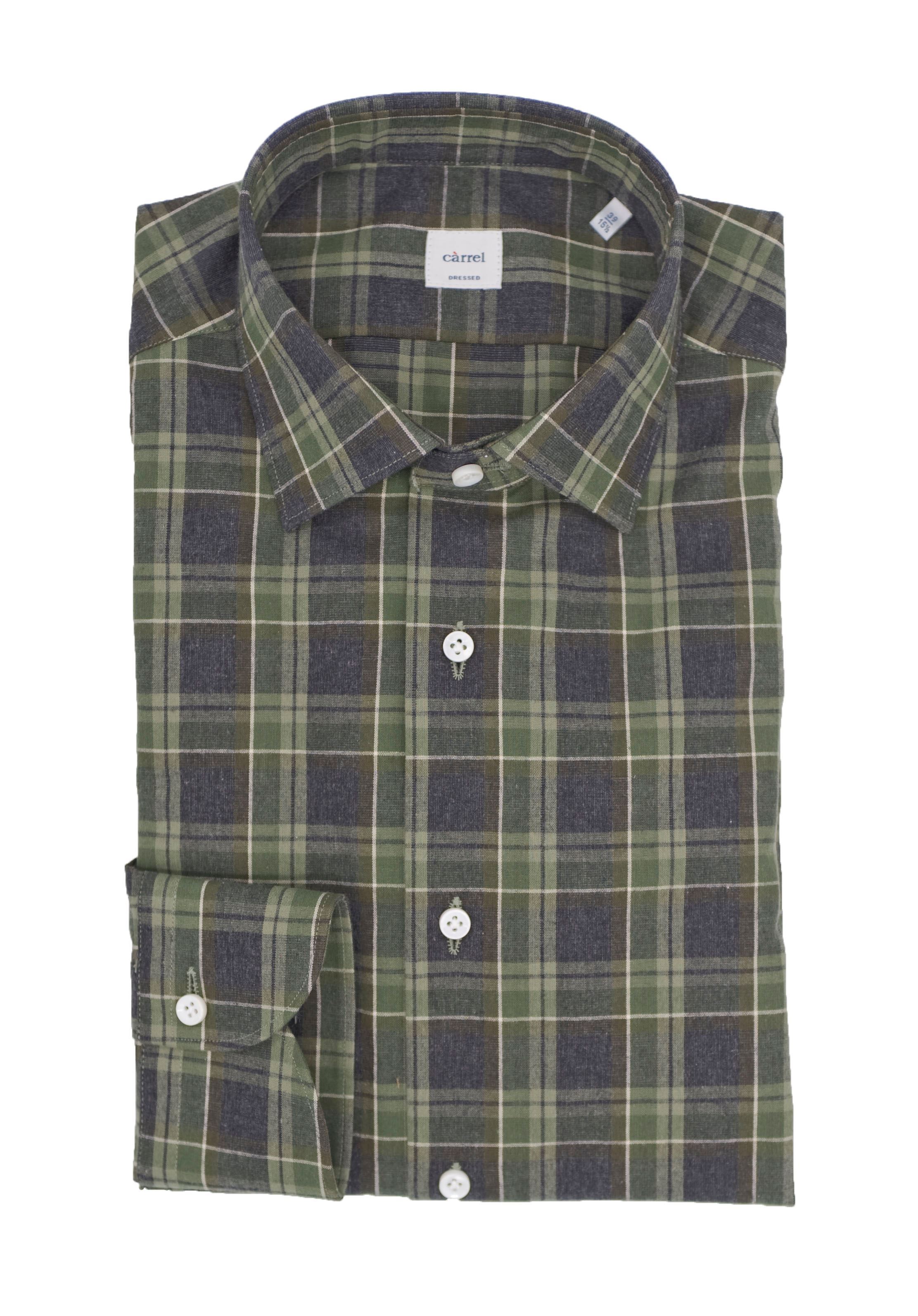 Immagine di Camicia flanella fondo verde