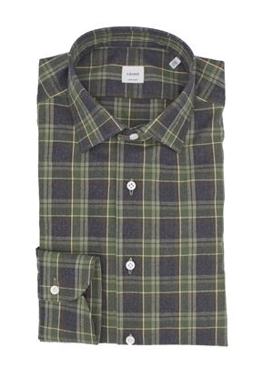 Picture of Flannel shirt with green background