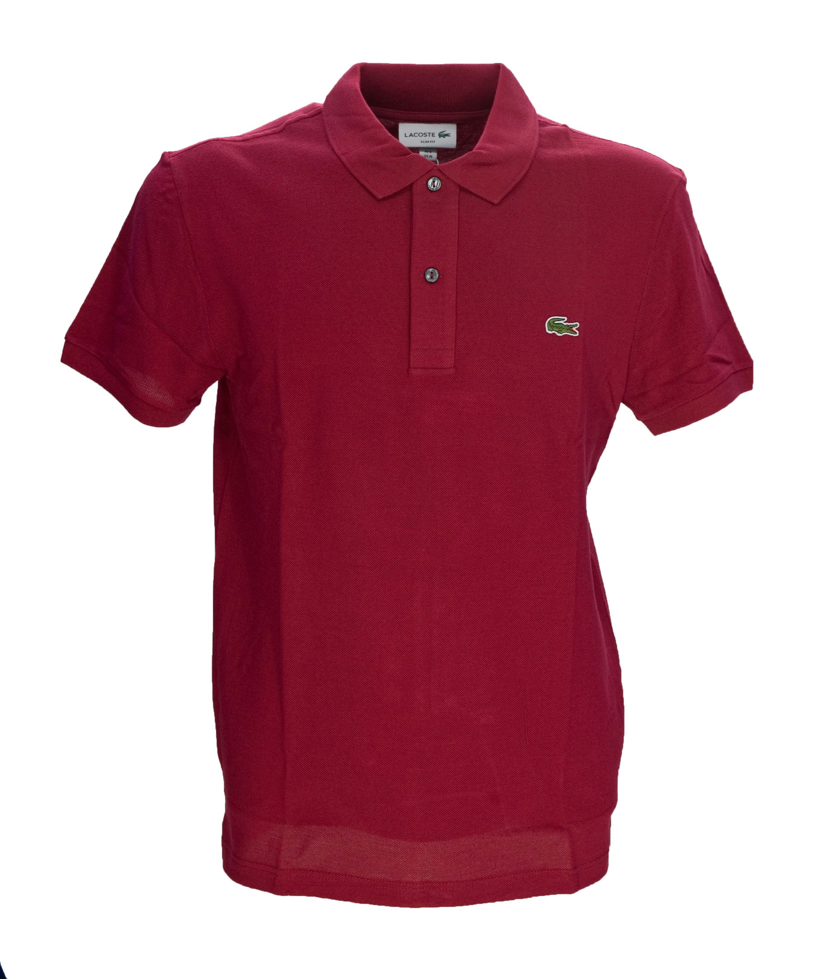 Lacoste men's classic pique slim fit short sleeve polo shirt sales