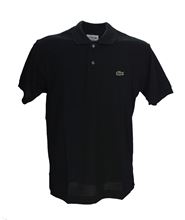 Picture of Black slim fit Lacoste polo