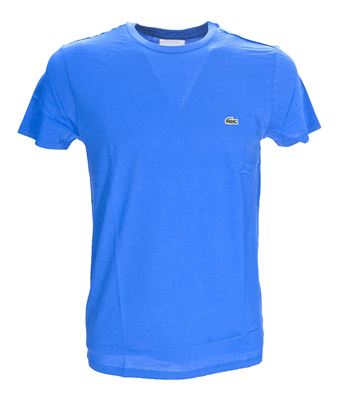 Picture of light blue short sleeve cotton crew neck