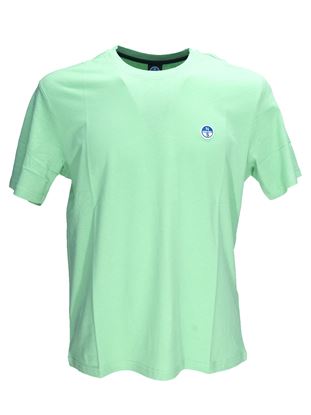 Immagine di T-Shirt cotone verde acqua