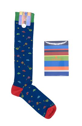 Picture of Mako cotton socks with Padel pattern