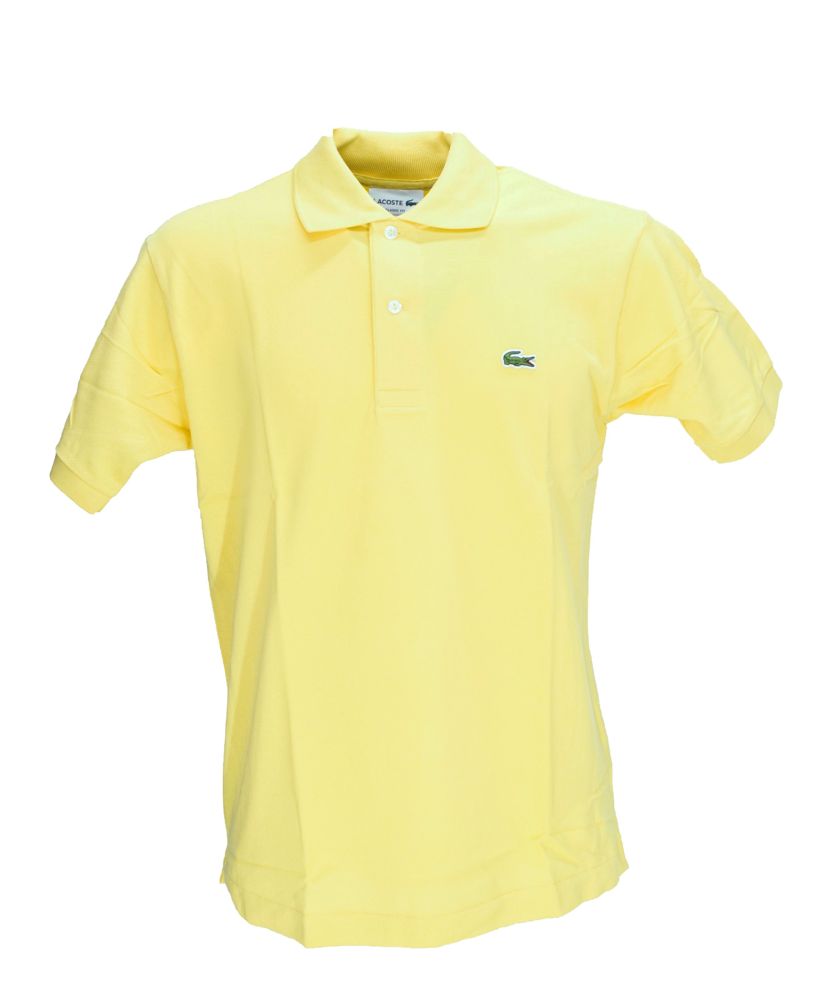 Polo lacoste gialla sale