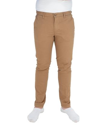 Picture of Tobacco colored summer cotton trousers
