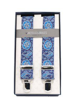 Picture of Blue patterned elastic braces