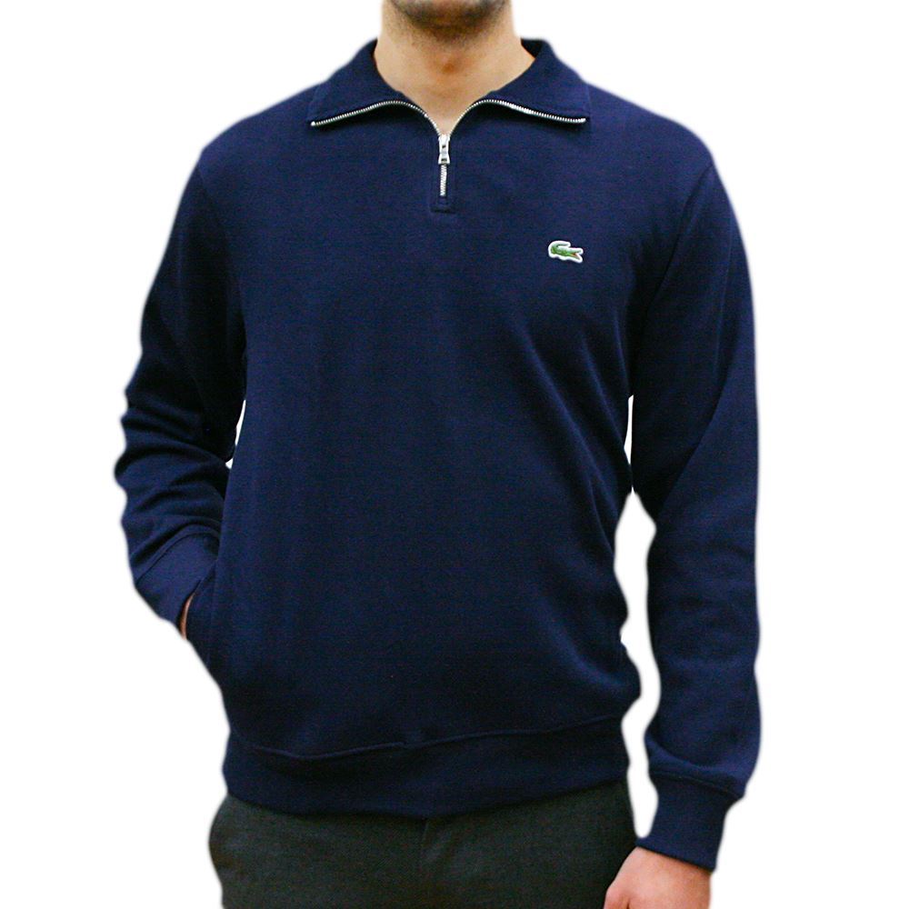 Immagine di Felpa 1/2 zip blu