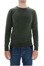 Picture of J-Class green reversible crew neck pure cashmere
