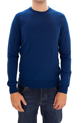 Picture of 140'S wool blue crewneck