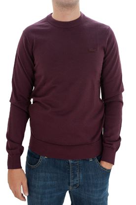 Immagine di Girocollo lana merino bordeaux