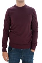 Picture of Burgundy merino wool crewneck