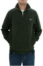 Immagine di Felpa 1/2 zip verde