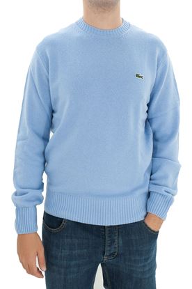 Immagine di Maglia girocollo lana celeste