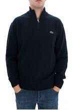 Picture of Blue zip turtleneck