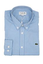 Picture of White/light blue checked shirt