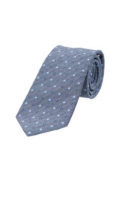 Picture of Blue background patterned tie