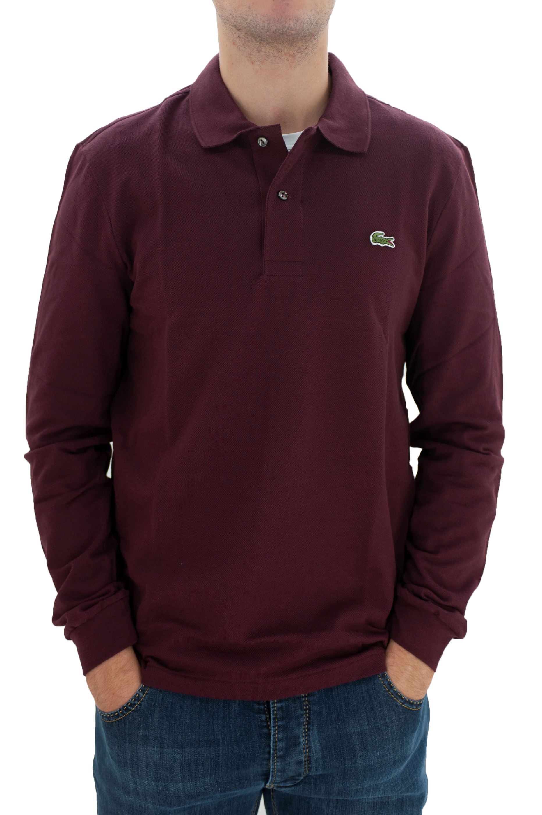 Immagine di Polo manica lunga bordeaux