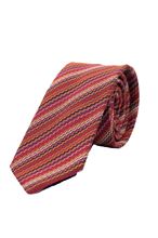 Picture of Tie with burgundy background