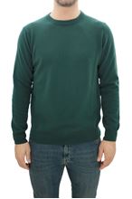Picture of Green supergeelong wool crewneck