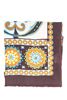 Picture of Brown background patterned scarf