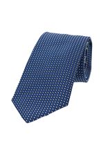 Picture of Silk and cotton Tie blue background