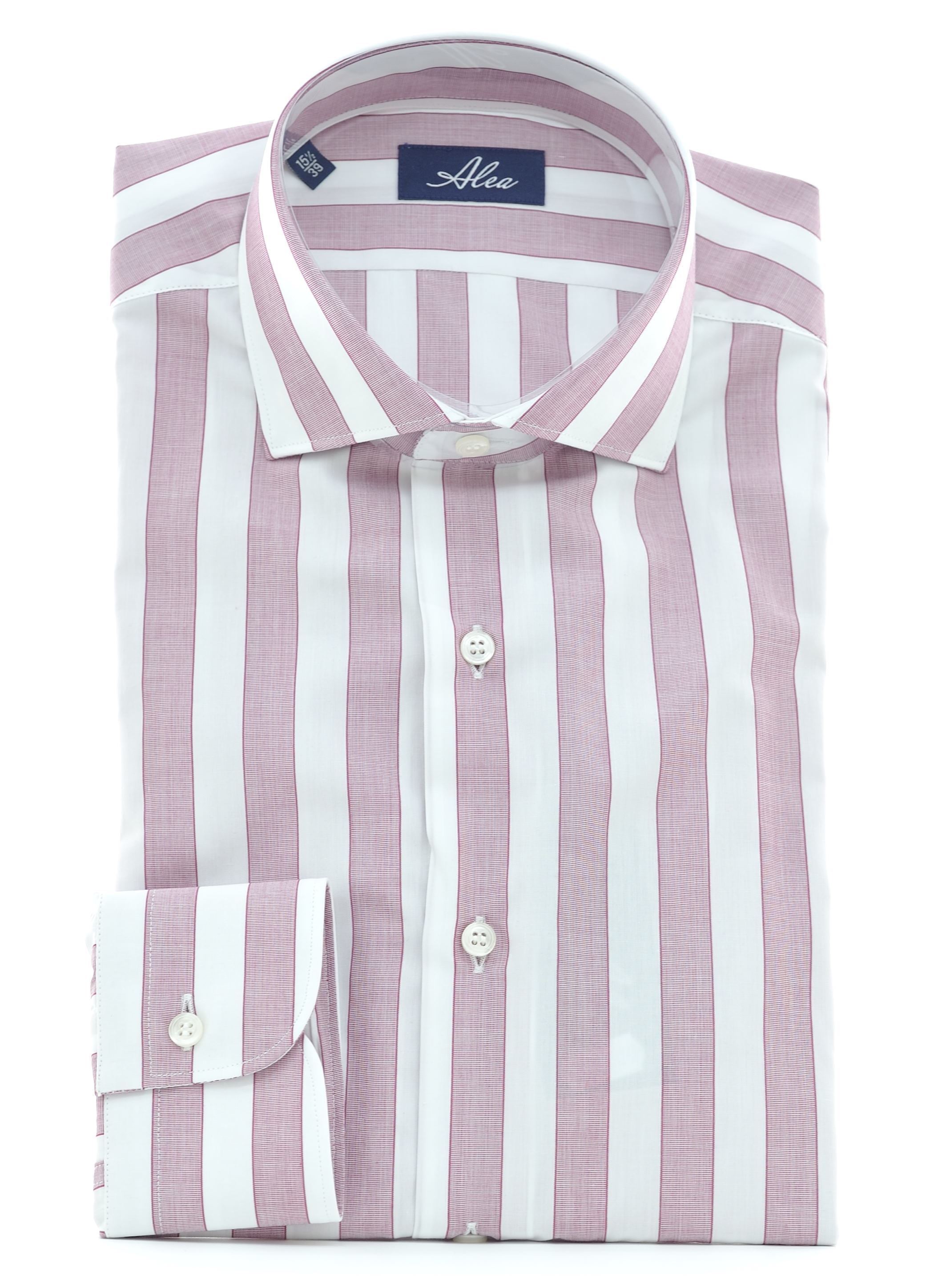 Immagine di camicia manica lunga a righe larghe