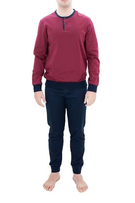 Picture of Burgundy lisle pyjamas