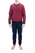 Picture of Burgundy lisle pyjamas