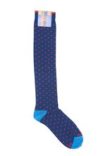 Picture of Cotton socks blue background