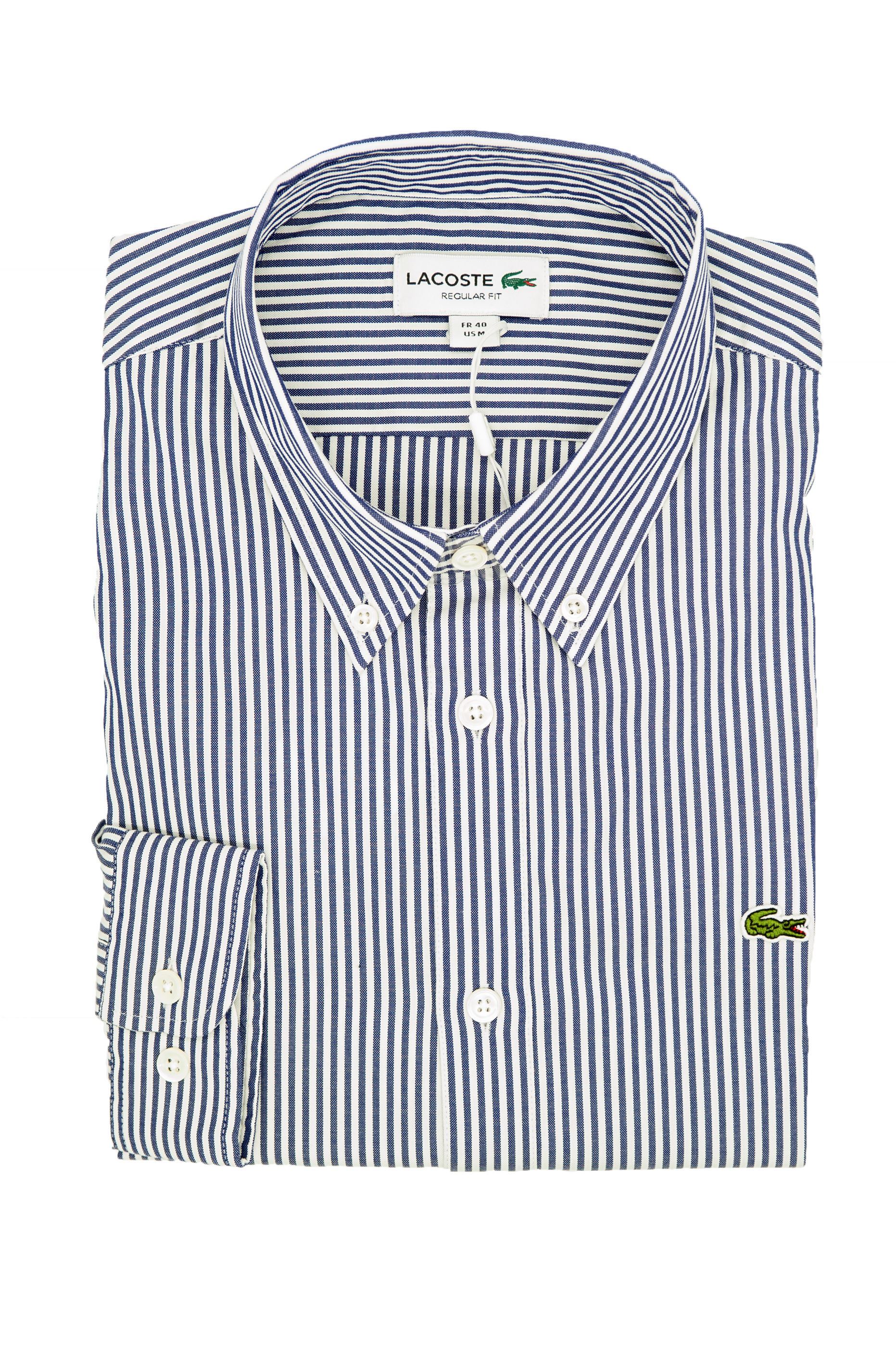 Picture of Long-sleeved shirt with blue stripes