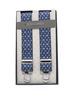 Picture of Elastic braces with blue background pattern